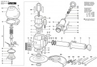 Bosch 0 607 355 103 2.5 KW Pneumatic Vertical Grinde Spare Parts